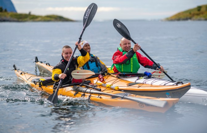 A kayak adventure in the beautiful skerries