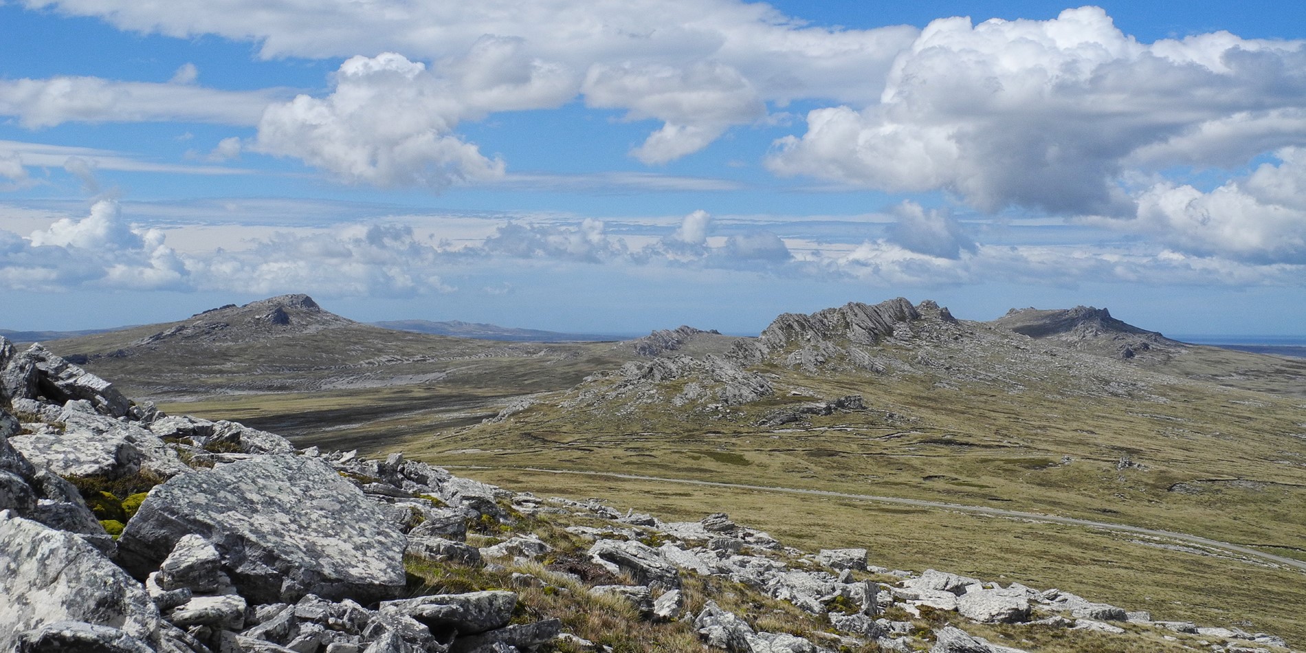 Mountain view Falkland islands