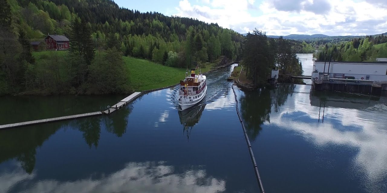 telemark canal boat trip