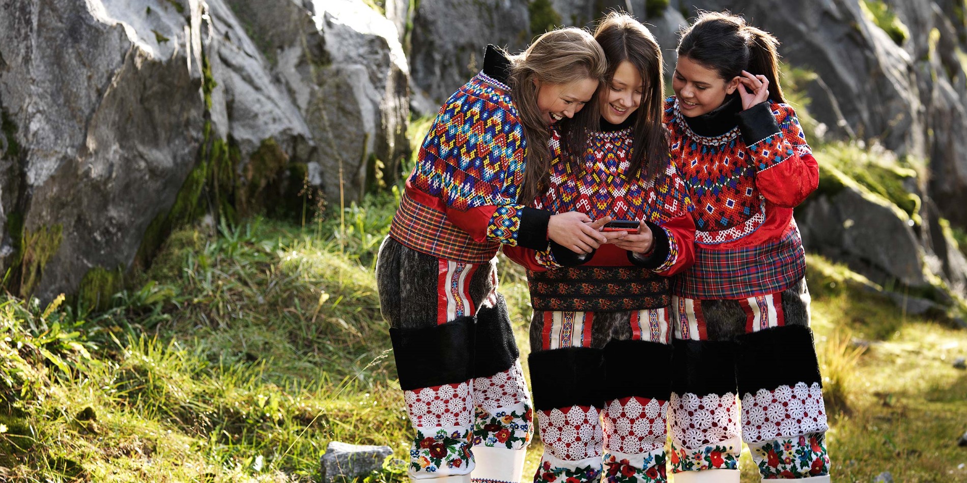 Traditional costumes in Greenland